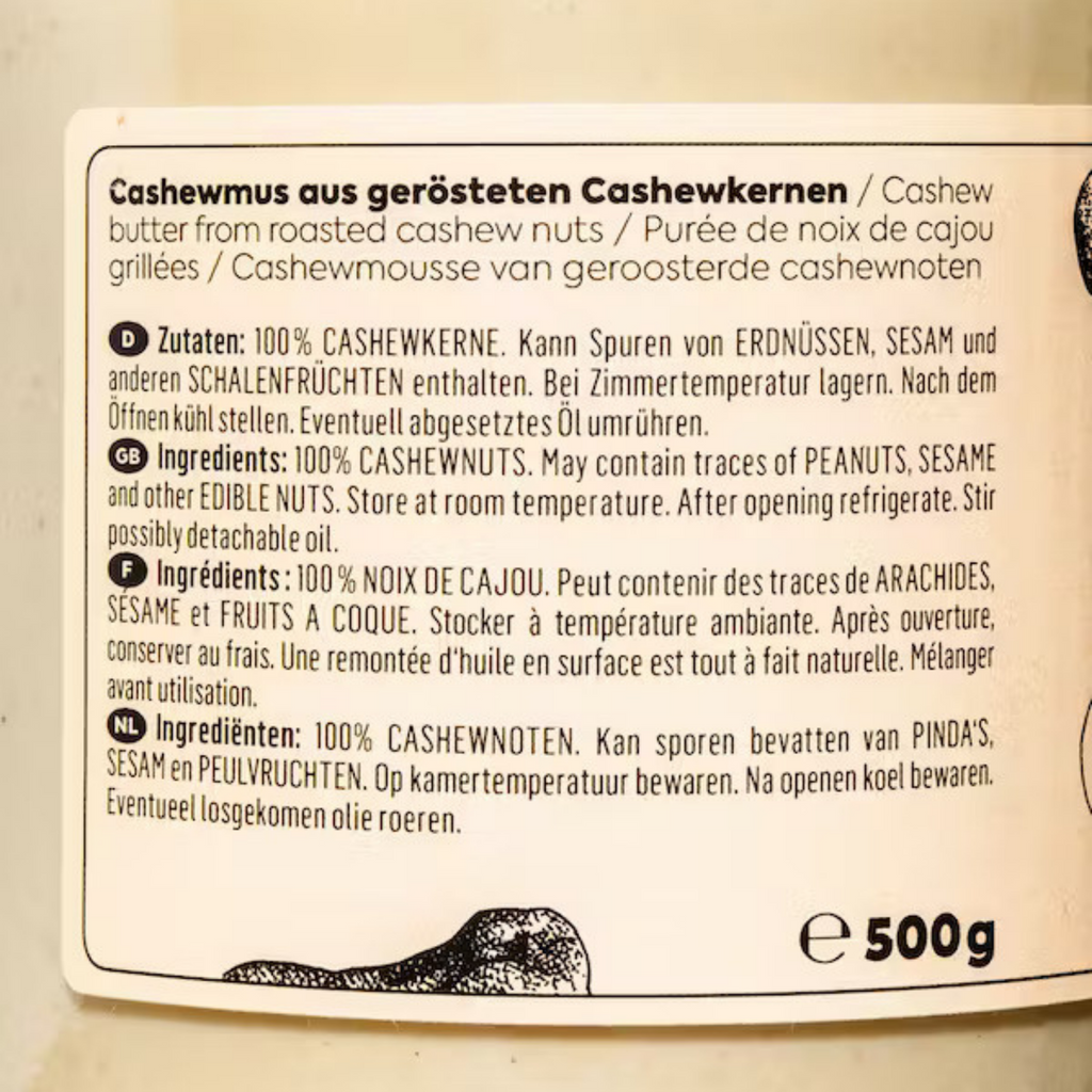 KORO Cashewmus 500g - MHD 30.03.2025